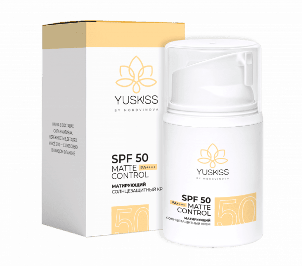Матирующий солнцезащитный крем SPF 50 PA++++ — протоколы YUSKISS