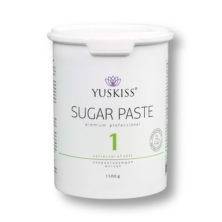 Сахарная паста для шугаринга фруктозная Корректор мягкий  1500 g.